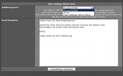 New User Validation